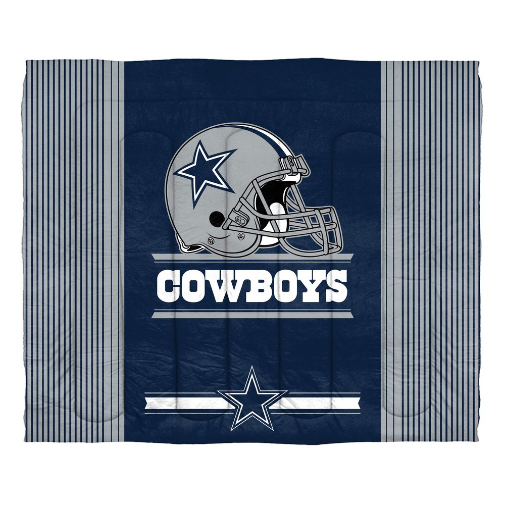 Northwest NFL Dallas Cowboys Comforter and Sham Set, Full/Queen, Safety