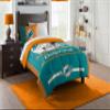 Northwest NFL Miami Dolphins Comforter and Sham Set, Twin, Safety view 3