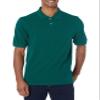 Amazon Essentials Men's Regular-Fit Cotton Pique Polo Shirt (Available in Big & Tall), Army Green, X-Small view 1