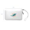 Littlearth NFL Miami Dolphins Zip Organizer Wallet, Team Color, 4 x 7.5" x 1 view 4
