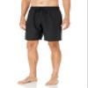 Amazon Essentials Men's 9" Swim Trunks with Mesh Lining, Pockets, Drawstring Closure, Black, X-Large view 1