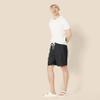 Amazon Essentials Men's 9" Swim Trunks with Mesh Lining, Pockets, Drawstring Closure, Black, X-Large view 4