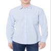 Amazon Essentials Men's Regular-Fit Long-Sleeve Casual Poplin Shirt, Light Blue, Small view 1