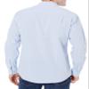 Amazon Essentials Men's Regular-Fit Long-Sleeve Casual Poplin Shirt, Light Blue, Small view 3