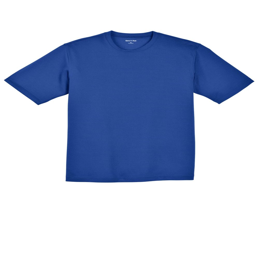 SPORT-TEK Youth PosiCharge RacerMesh Tee | Lightweight Spring & Summer Shirt for Kids, Athletic Fit Clothing for Boys & Girls True Royal