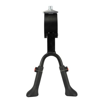 fischer 24-28 Inch Bike Stand with Steering Damper - Adjustable Height Aluminium - Black