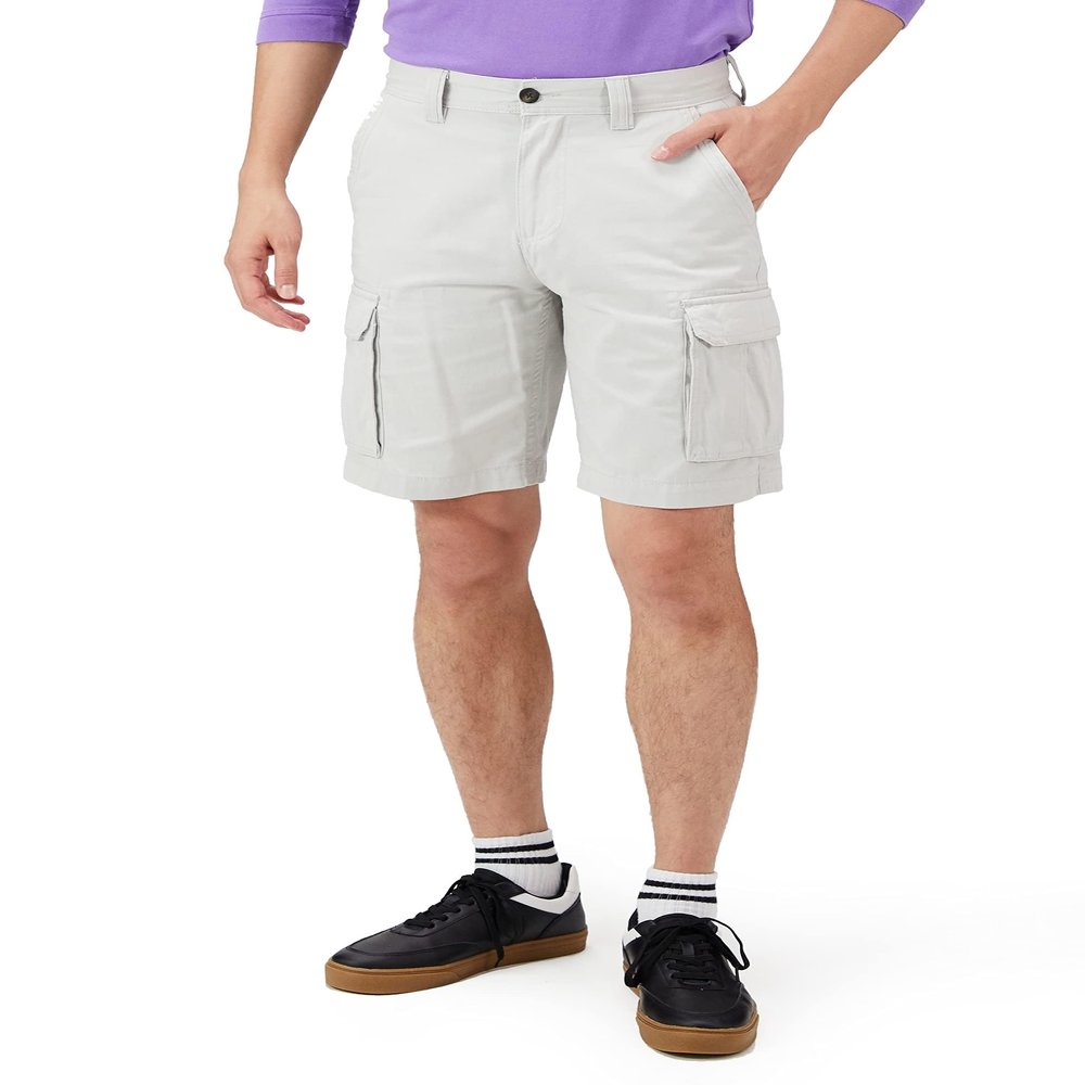 Amazon Essentials Men's 10" Classic-Fit Cargo Shorts (Available in Big & Tall), Grey, 42