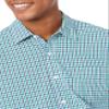 Amazon Essentials Men's Regular-Fit Long-Sleeve Casual Poplin Shirt, Blue Green Gingham, Medium view 4