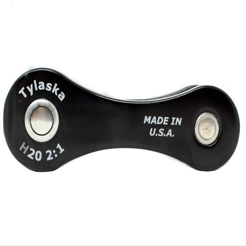 Tylaska H20 2:1 Aluminum Halyard Shackle (with Sheave)
