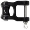 Tylaska H20 2:1 Aluminum Halyard Shackle (with Sheave) view 2