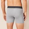 Amazon Essentials Men's Underwear Boxer Briefs, Comfortable Cotton, Tag-Free, Pack of 5, Black/Charcoal/Grey Heather, X-Large view 4