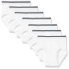 Amazon Essentials Men's 7-Pack Tag-Free Briefs, White, Medium view 1