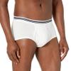 Amazon Essentials Men's 7-Pack Tag-Free Briefs, White, Medium view 2