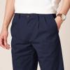 Amazon Essentials Men's Classic-Fit Wrinkle-Resistant Pleated Chino Pant (Available in Big & Tall), Navy, 32W x 28L view 4