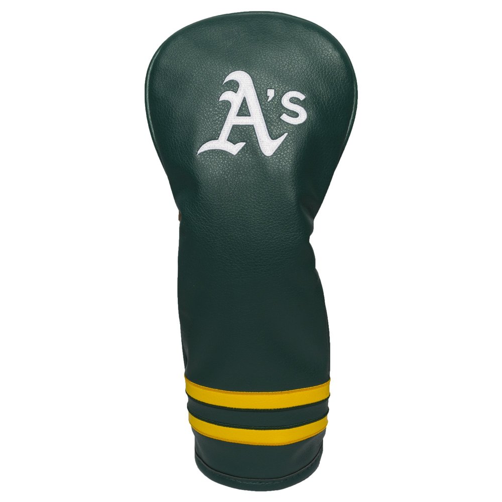 Team Golf MLB Oakland Athletics Vintage Fairway Head Cover Vintage Fairway Golf Club Headcover, Form Fitting Design, Retro Design & Superb Embroidery