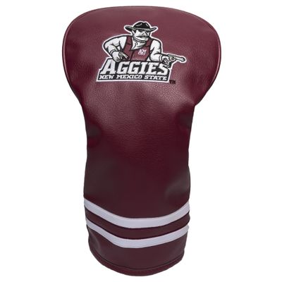 Team Golf NCAA New Mexico State Aggies Vintage Driver Head Cover Vintage Driver Golf Club Headcover, Form Fitting Design, Retro Design & Superb Embroidery