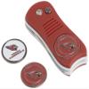 Team Golf NFL Arizona Cardinals 2 Ball Markers Tin Gift Set with Retractable Divot Tool and 3 Double-Sided Magnetic Ball Markers, Patented Single Prong Design, Causes Less Damage to Greens view 2