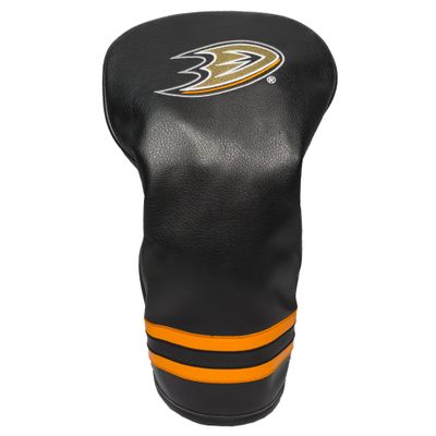 Team Golf NHL Anaheim Ducks Vintage Driver Head Cover Vintage Driver Golf Club Headcover, Form Fitting Design, Retro Design & Superb Embroidery