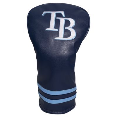 Team Golf MLB Tampa Bay Rays Vintage Driver Head Cover Vintage Driver Golf Club Headcover, Form Fitting Design, Retro Design & Superb Embroidery
