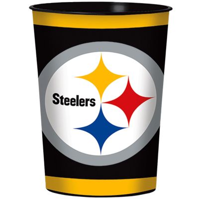 amscan Pittsburgh Steelers Plastic Party Favor Cup - 16 oz. | Multi-color | 1 Pc.