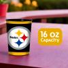 amscan Pittsburgh Steelers Plastic Party Favor Cup - 16 oz. | Multi-color | 1 Pc. view 4