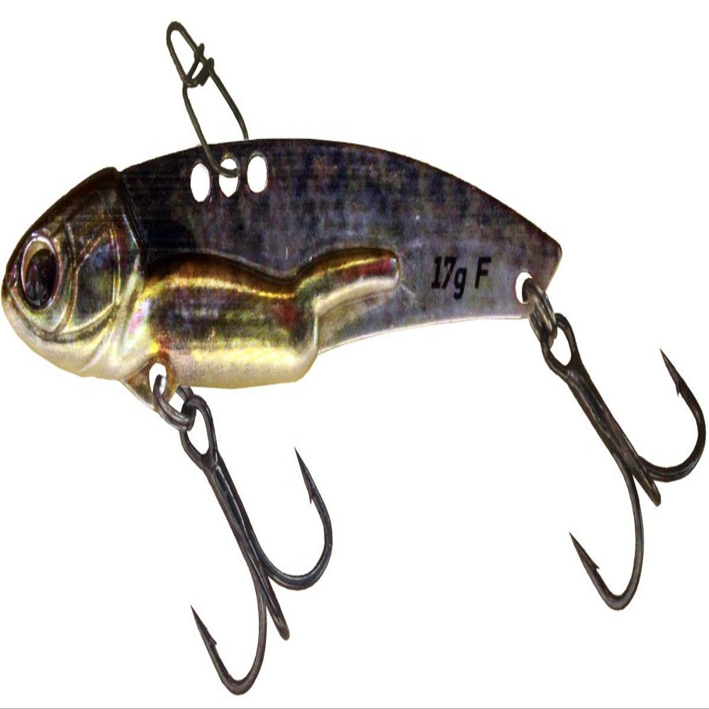 IMAKATSU Salty Mach Sonic Lure, 0.6 oz (17 g), Eco Compatible #MV-51 3DR, Lake Biwa Grasgill