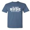Everyone Else is Thinking | Funny Shirts for Men Premium Sarcastic Tshirts for Men | Bold Mens Graphic T-Shirts with Humor Printed Design | Graphic Novelty Sarcastic Funny T Shirt XL Dusk view 1