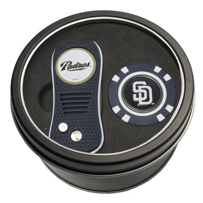 MLB Tin Gift Set with Switchfix Spike Fixer and Golf Chip, Multicolor, One Size