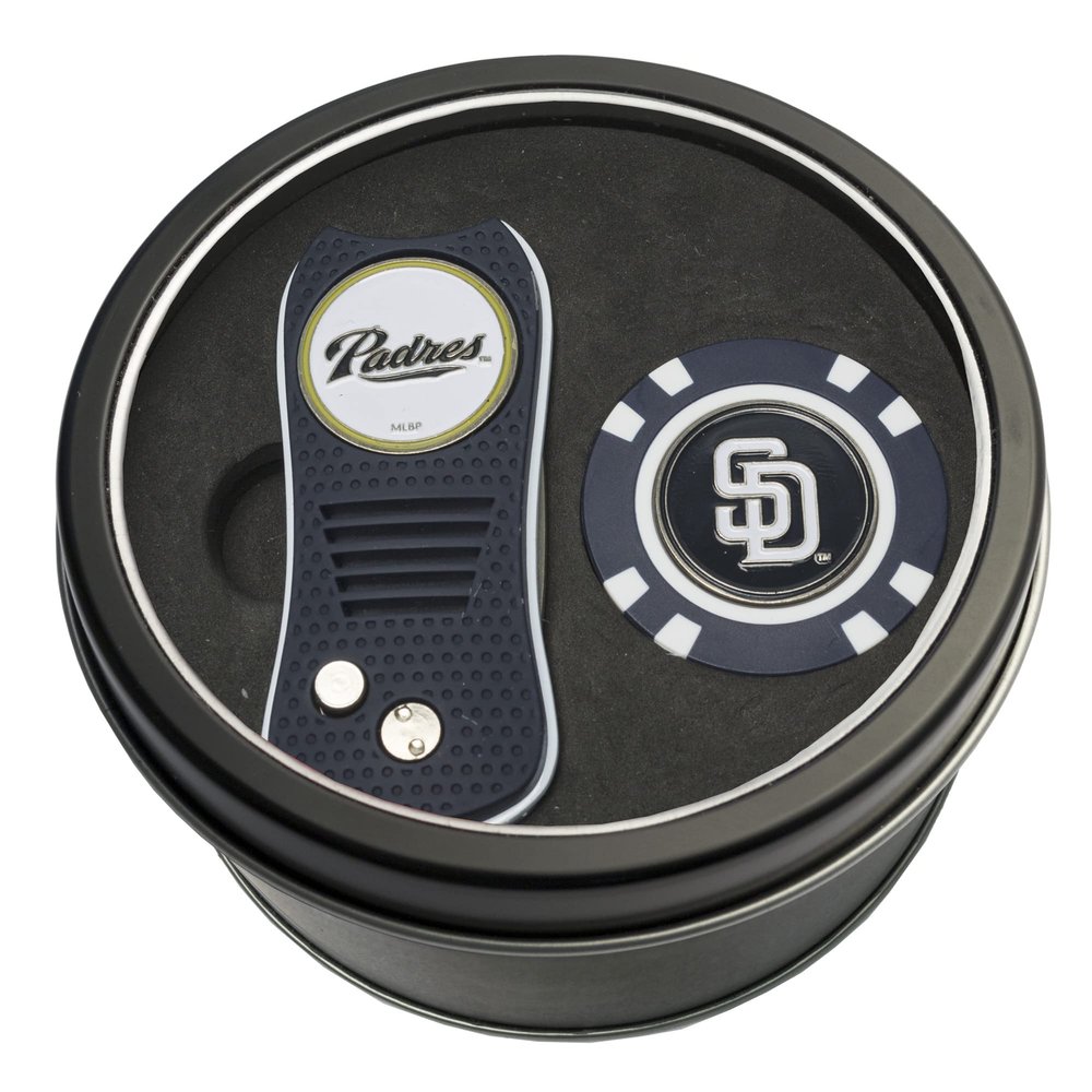 MLB Tin Gift Set with Switchfix Spike Fixer and Golf Chip, Multicolor, One Size