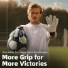 Sportout Youth&Adult Goalie Goalkeeper Gloves, Strong Grip for The Toughest Saves, with Finger Spines to Give Splendid Protection to Prevent Injuries,3 Colors (Black, 6) view 3
