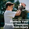 Sportout Youth&Adult Goalie Goalkeeper Gloves, Strong Grip for The Toughest Saves, with Finger Spines to Give Splendid Protection to Prevent Injuries,3 Colors (Black, 6) view 4