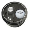 Team Golf NFL Philadelphia Eagles Tin Gift Set with Retractable Divot Tool and Golf Ball Gift Set Switchblade Divot Tool with Double-Sided Magnetic Ball Marker & Golf Ball, Patented Single Prong Design, Less Damage to Greens, Switchblade Mechanism view 1