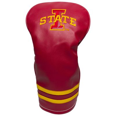 Team Golf NCAA Iowa State Cyclones Vintage Driver Head Cover Vintage Driver Golf Club Headcover, Form Fitting Design, Retro Design & Superb Embroidery