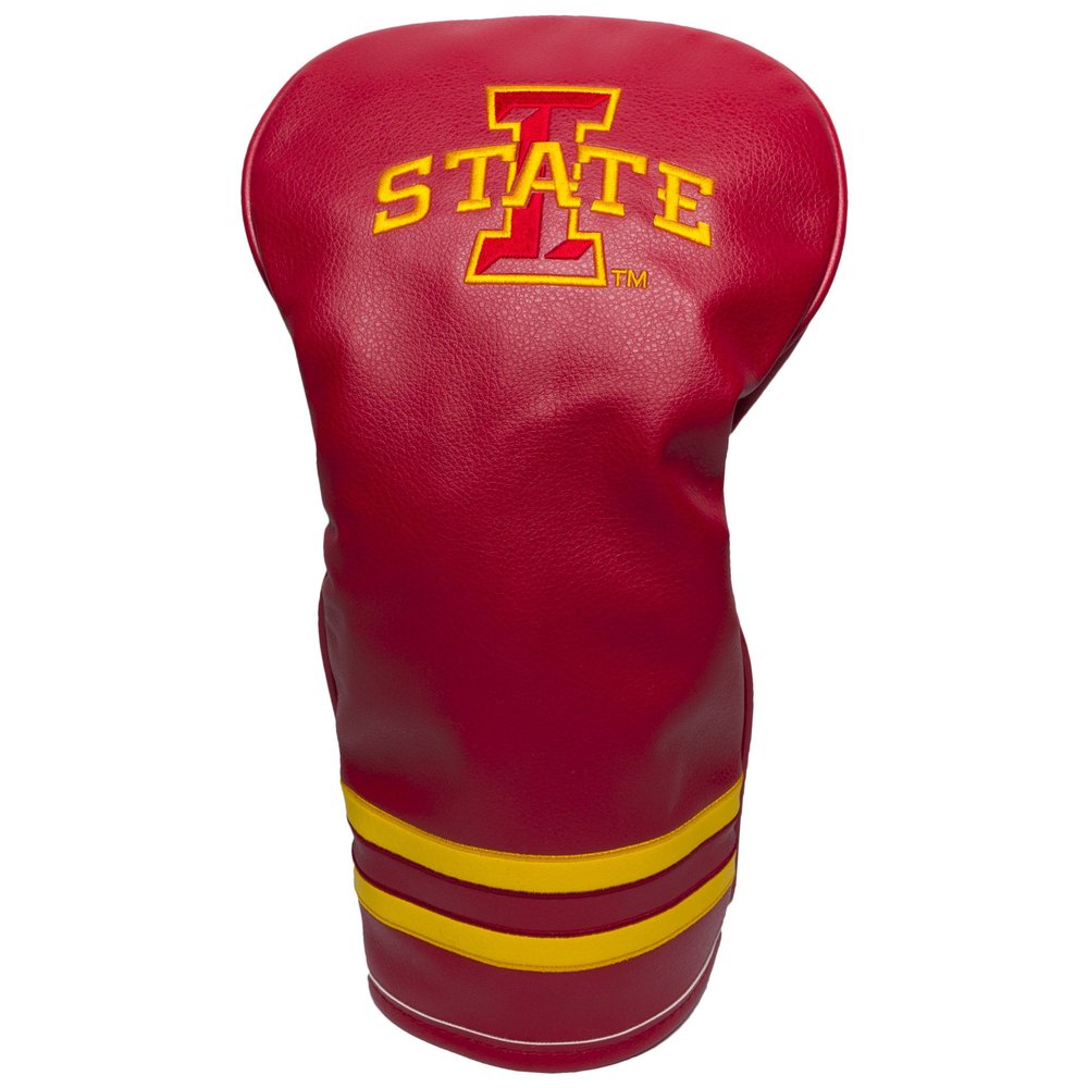 Team Golf NCAA Iowa State Cyclones Vintage Driver Head Cover Vintage Driver Golf Club Headcover, Form Fitting Design, Retro Design & Superb Embroidery