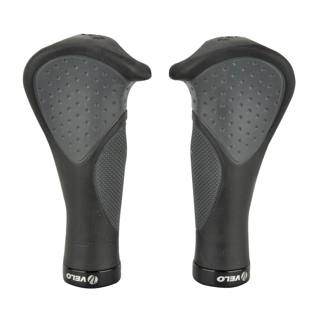 Fischer Ergonomic Bicycle Handlebar Grips Black