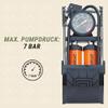 Prophete Uni Foot Pump Air Pump  Black, L view 2