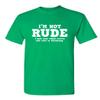 Everyone Else is Thinking | Funny Shirts for Men Premium Sarcastic Tshirts for Men | Bold Mens Graphic T-Shirts with Humor Printed Design | Graphic Novelty Sarcastic Funny T Shirt L Irish view 1