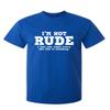 Everyone Else is Thinking | Funny Shirts for Men Premium Sarcastic Tshirts for Men | Bold Mens Graphic T-Shirts with Humor Printed Design | Graphic Novelty Sarcastic Funny T Shirt S Royal view 1