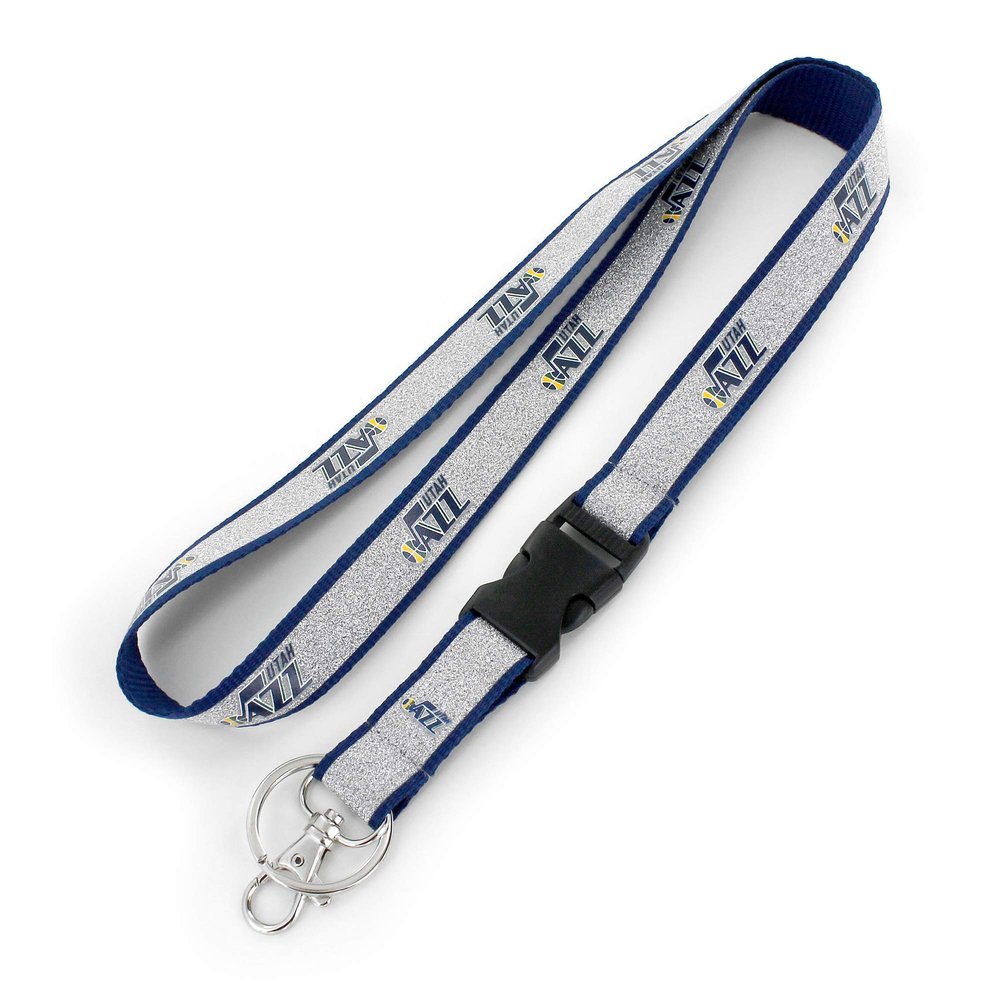 Aminco NBA Utah Jazz Sparkle Lanyard, Size 6