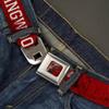 Buckle-Down Seatbelt Belt - A NIGHTMARE ON ELM STREET/SPRINGWOOD Freddy Pose Black/Red/White - 1.5" Wide - 32-52 Inches in Length view 2