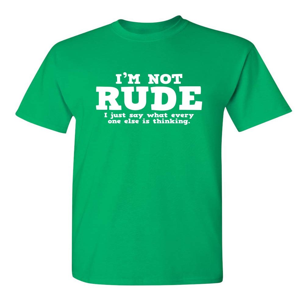 Everyone Else is Thinking | Funny Shirts for Men Premium Sarcastic Tshirts for Men | Bold Mens Graphic T-Shirts with Humor Printed Design | Graphic Novelty Sarcastic Funny T Shirt M Irish
