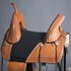 HILASON 16 in Western Horse Treeless Trail Saddle Genuine American Leather Tan l view 4