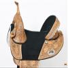 HILASON Western Horse Treeless Trail Barrel American Leather Saddle | for Horses view 2