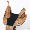 HILASON Western Horse Treeless Trail Barrel American Leather Saddle | for Horses view 4