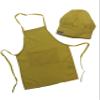 1 Apron + 1 Adjustable Chef Hat, Soft, Live Colors, Ulltra Light Fabric, Kids Love Them (MED (fits 8-12), Yellow) view 1