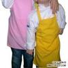 1 Apron + 1 Adjustable Chef Hat, Soft, Live Colors, Ulltra Light Fabric, Kids Love Them (MED (fits 8-12), Yellow) view 3
