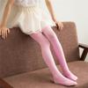 Monvecle Toddler to Big Girls' Opaque Microfiber Dance Stockings Kids School Uniform Footed Tights Pink 6-8 view 3