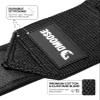 DMoose Wrist Straps for Weightlifting 12 and 18 Inches Thumb Loops with Wrist Support for Workouts Powerlifting Wrist Straps for Weight Lifting Men and Women Black II view 3
