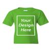 Add Your Own Text Design Custom Personalized Youth Kids T-Shirt Tee (Medium, Electric Green) view 1