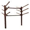 6-Place Buried-In-Ground Kayaks/Canoes/SUP Log Rack, Heavy Duty Kayak Racks for Outdoor Storage, Paddle Board Stand, SUP Surf Racks, Kayak Paddle Holder Equipment, Surfboard Rack - Canyon Brown view 4
